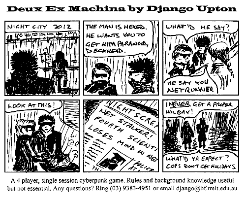 Deux ex machina blurb