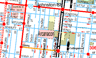 Map of Arcanacon area