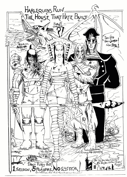 Harlequin's Run: The house that hate built