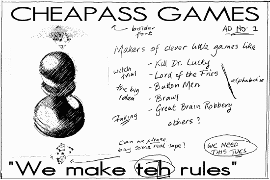 CheapAss Games: We Make the Rules